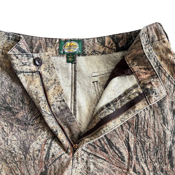 Cabela’s Mossy Oak Brush Cargo Camo Hunting Pants Size 36 Mens Outdoor Gear - Picture 4 of 15